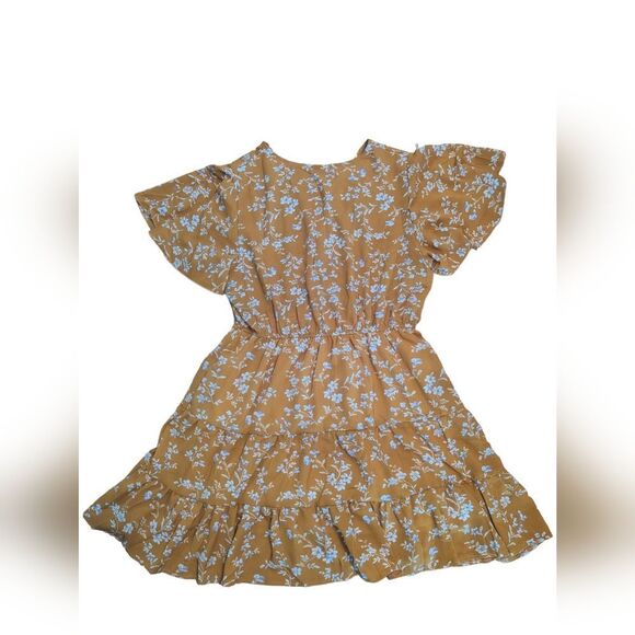 🛍️YELLOW SPRING EASTER SUMMER PRARIE DRESS - Picture 4 of 4